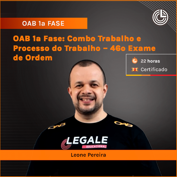 Imagem de OAB 1ª Fase: Combo Trabalho e Processo do Trabalho – 46º Exame de Ordem​​