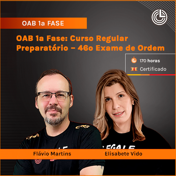 Imagem de OAB 1ª Fase: Curso Regular Preparatório – 46º Exame de Ordem